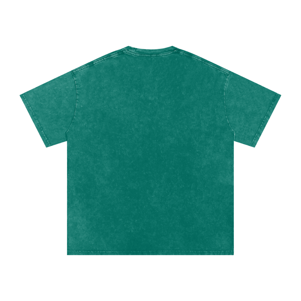 Snow-Washed Oversized Tee — 250 GSM
