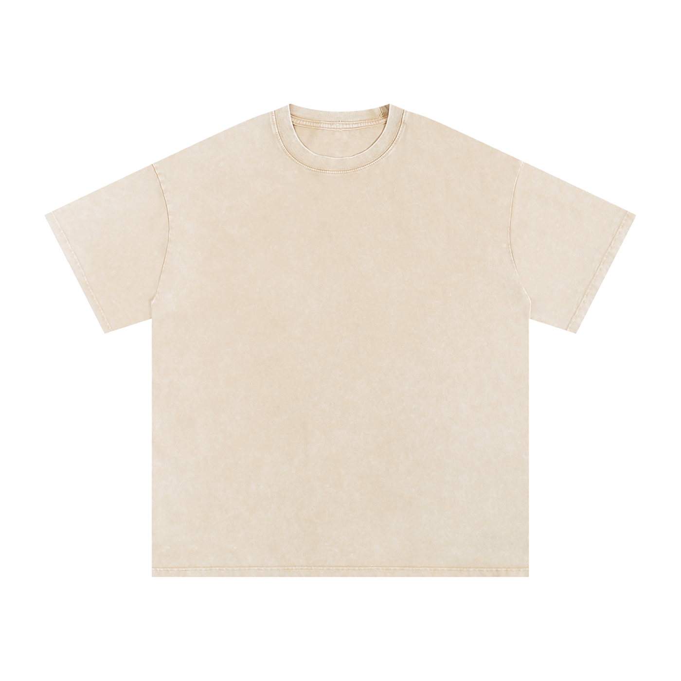 Snow-Washed Oversized Tee — 250 GSM