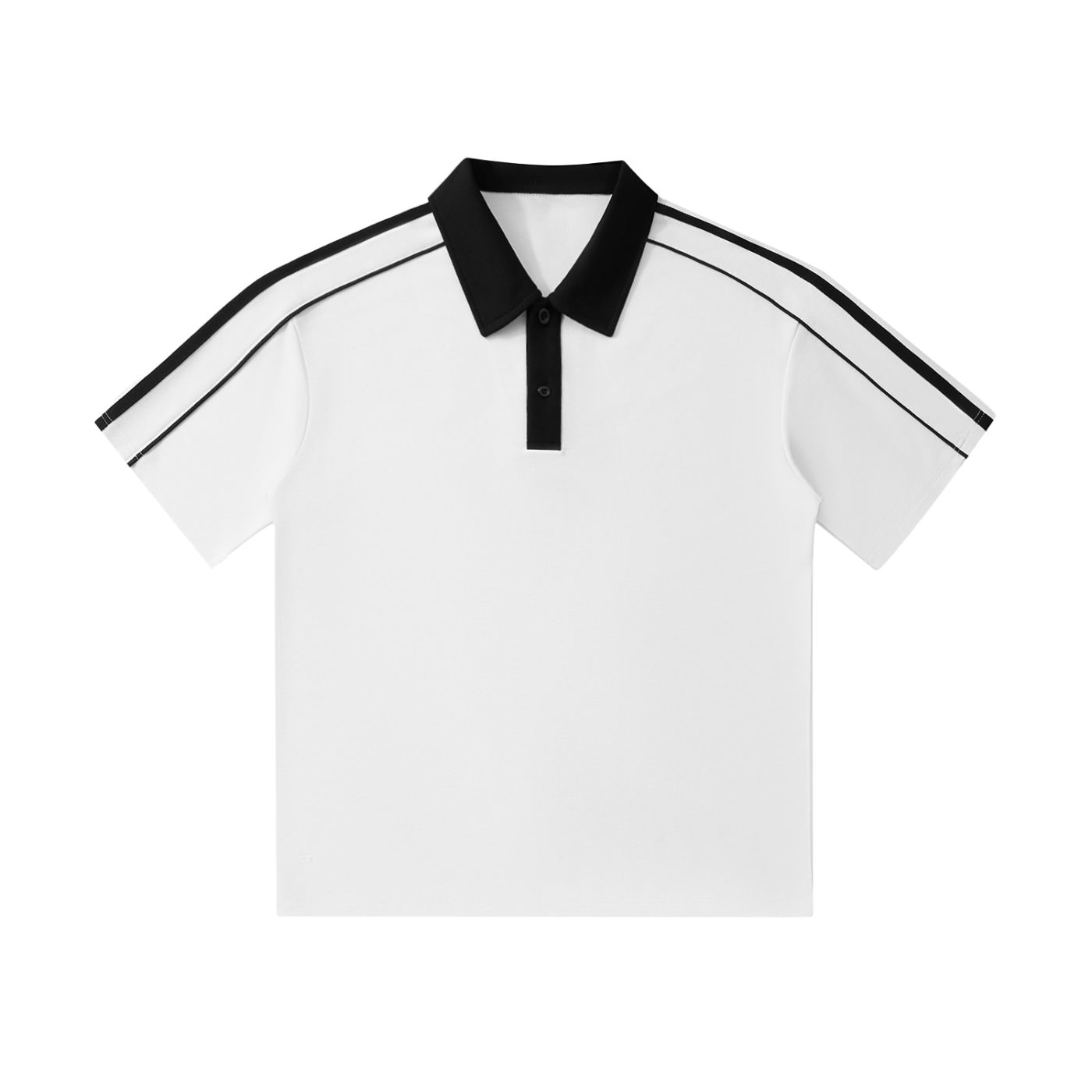 Contrast-Collar Polo — 240 GSM