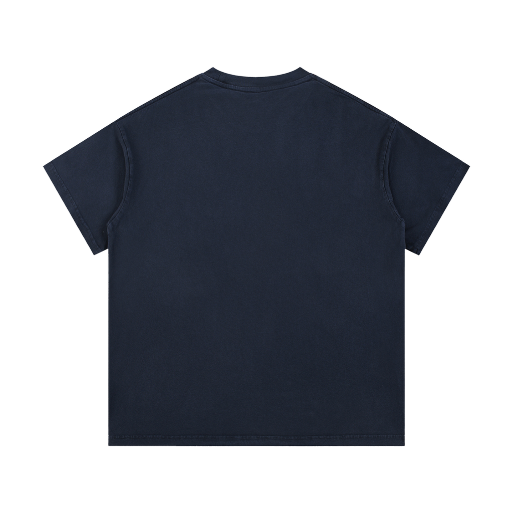 Vintage-Wash Cotton Tee — 230 GSM