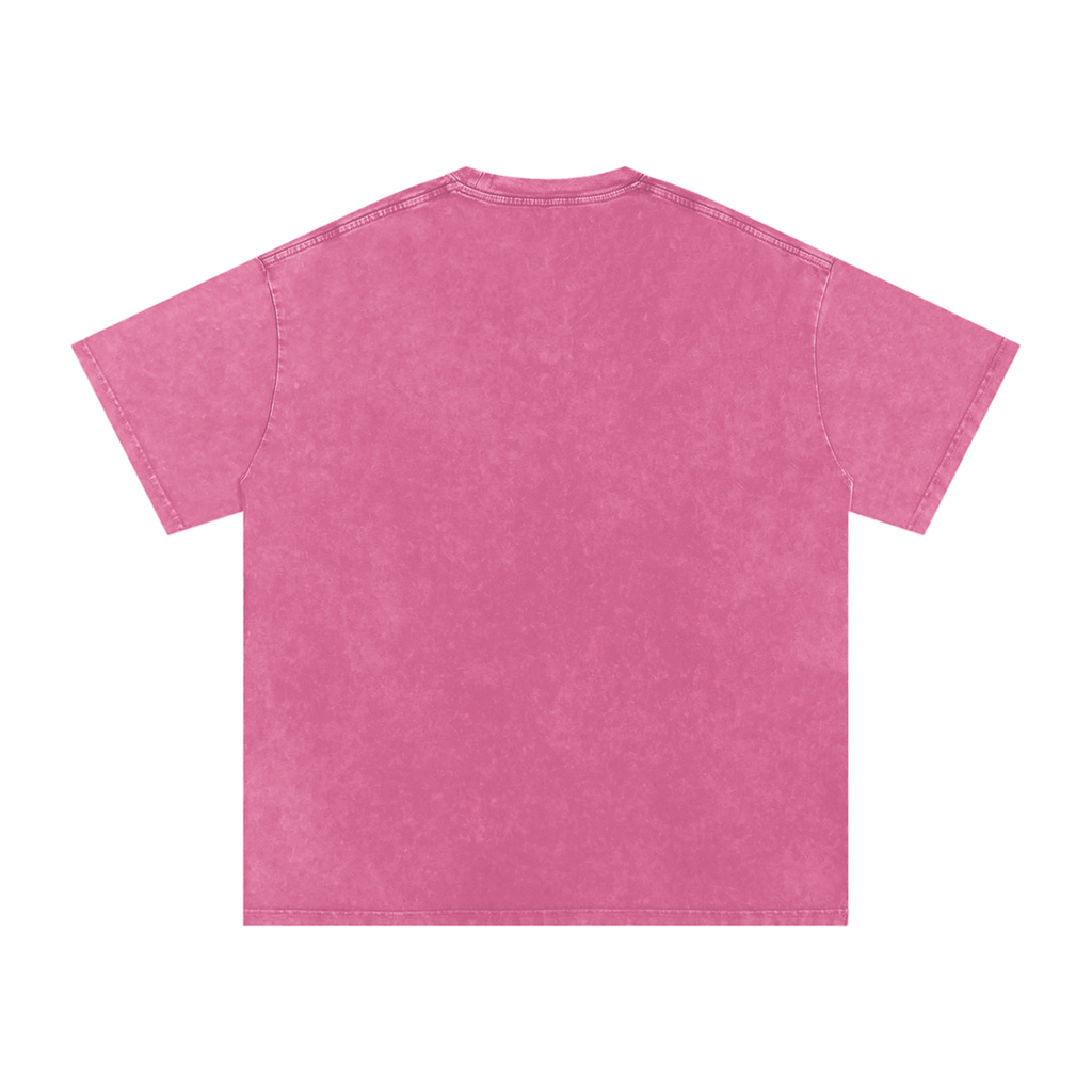 Snow-Washed Oversized Tee — 250 GSM