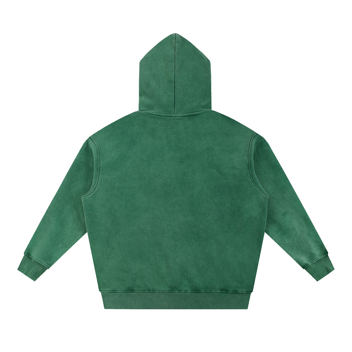Snow-Wash Oversized Fleece Hoodie — 355 GSM