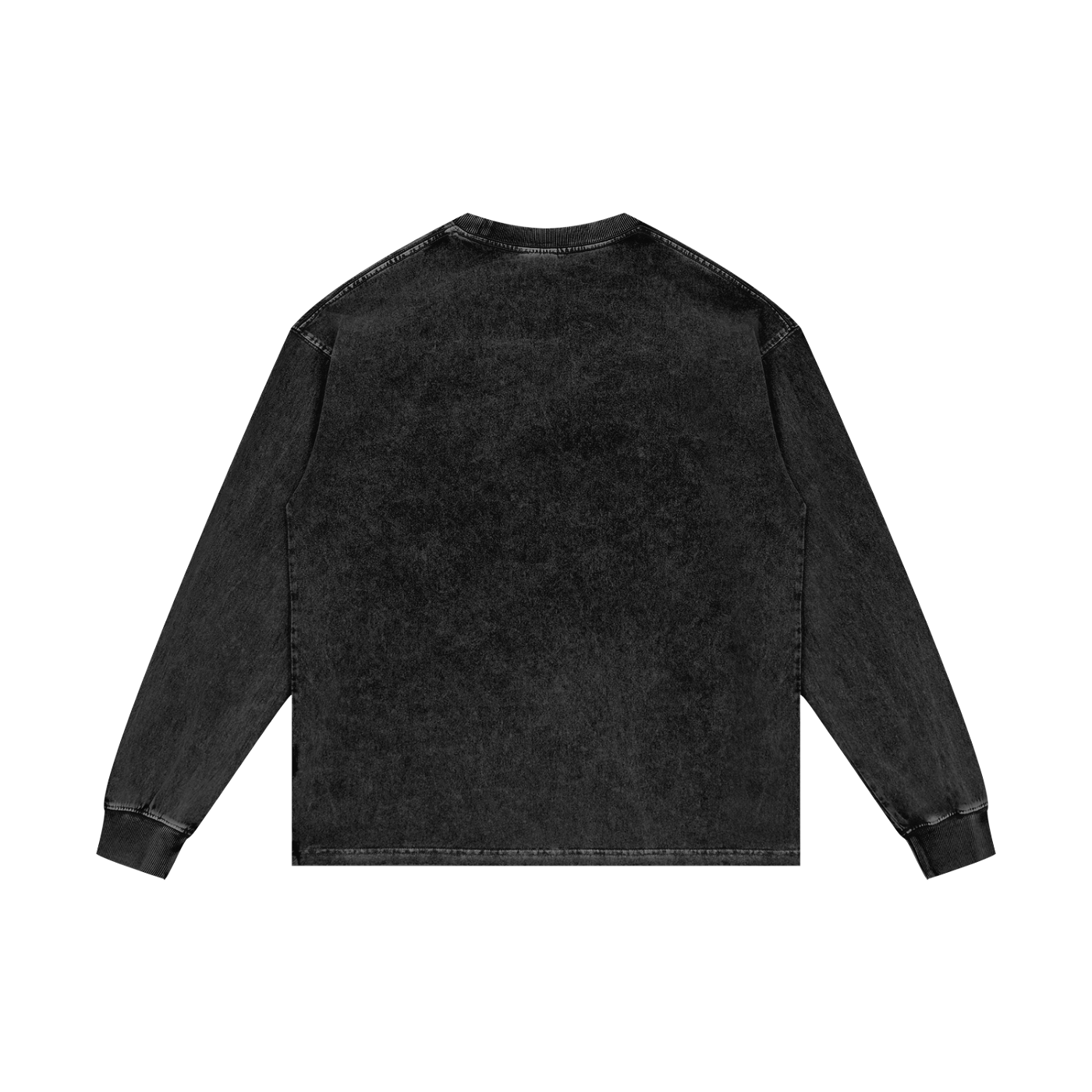 Acid-Wash Oversized Long Sleeve — 250 GSM