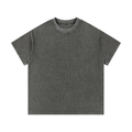 Mineral-Wash Waffle Tee — 340 GSM