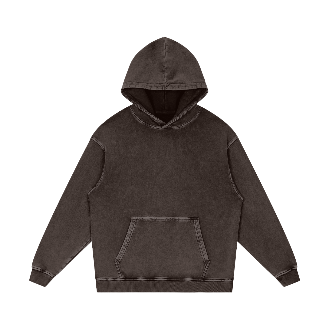 Snow-Washed Heavyweight Hoodie — 420 GSM