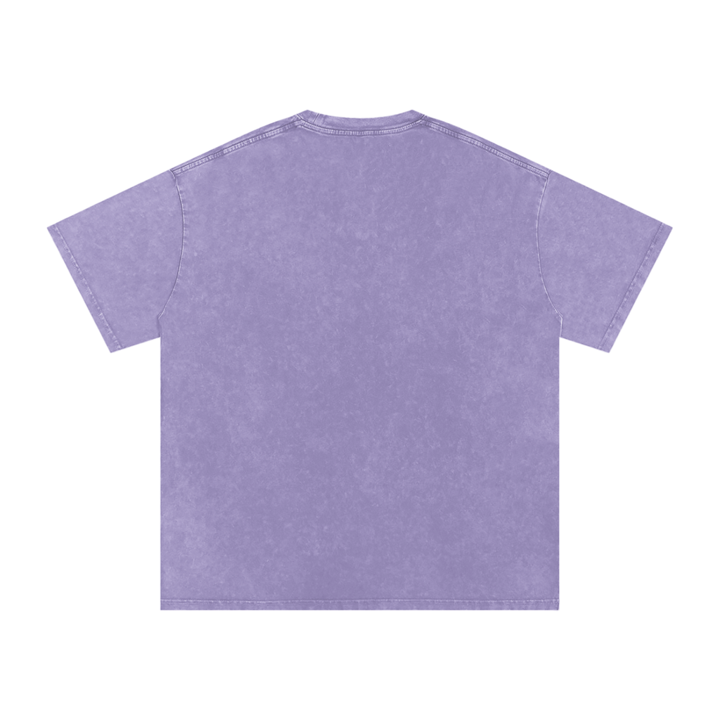 Snow-Washed Oversized Tee — 250 GSM