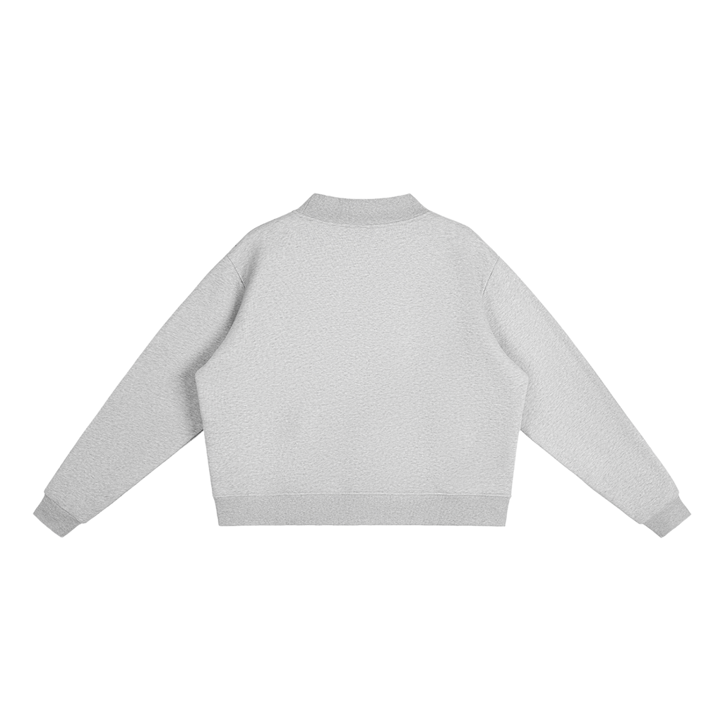 Women's Fleece Mock-Neck Sweatshirt — 350 GSM