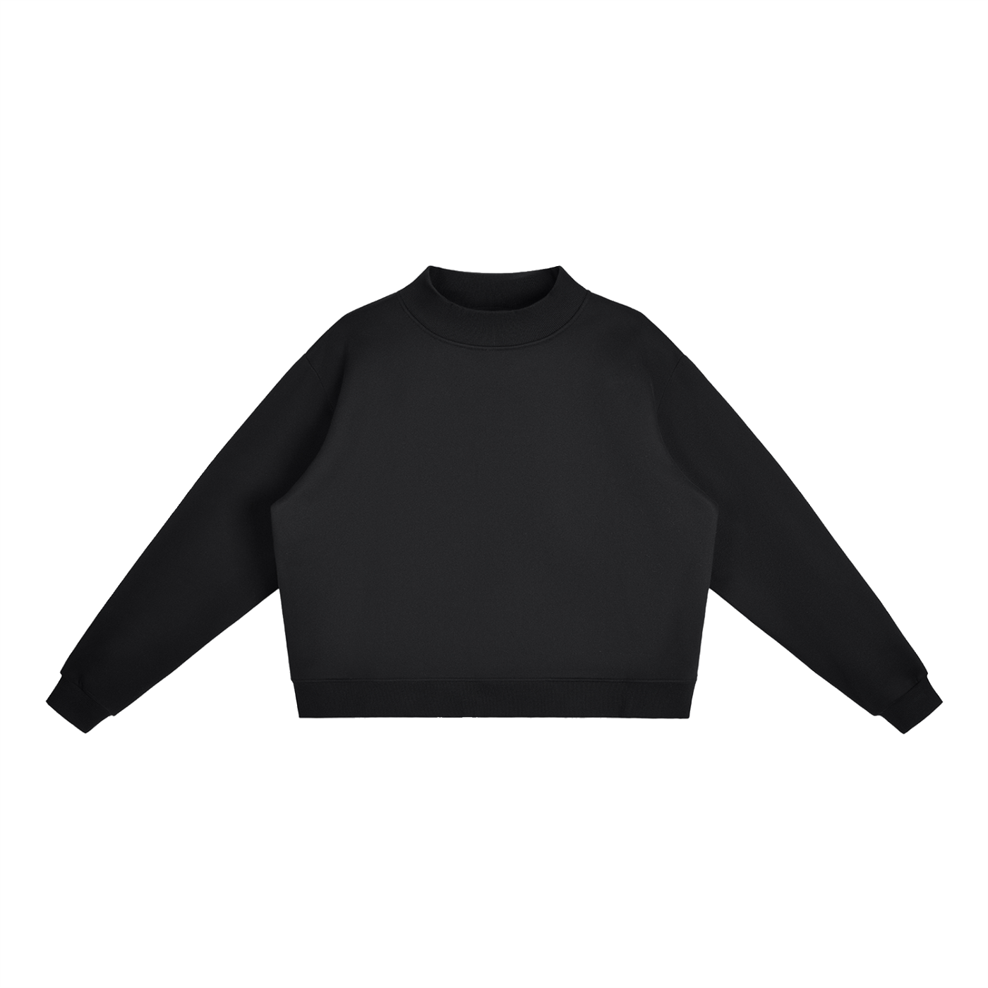 Women's Fleece Mock-Neck Sweatshirt — 350 GSM