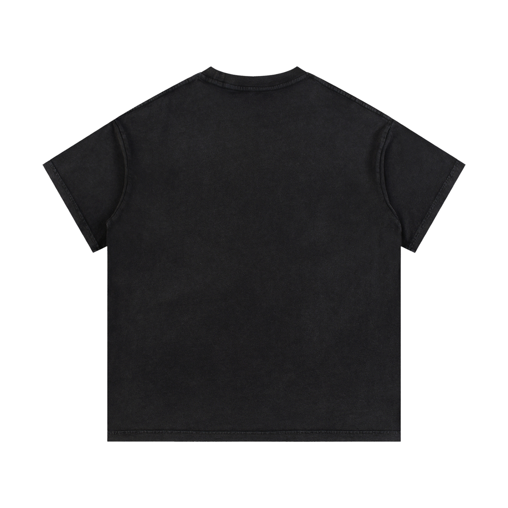 Vintage-Wash Cotton Tee — 230 GSM