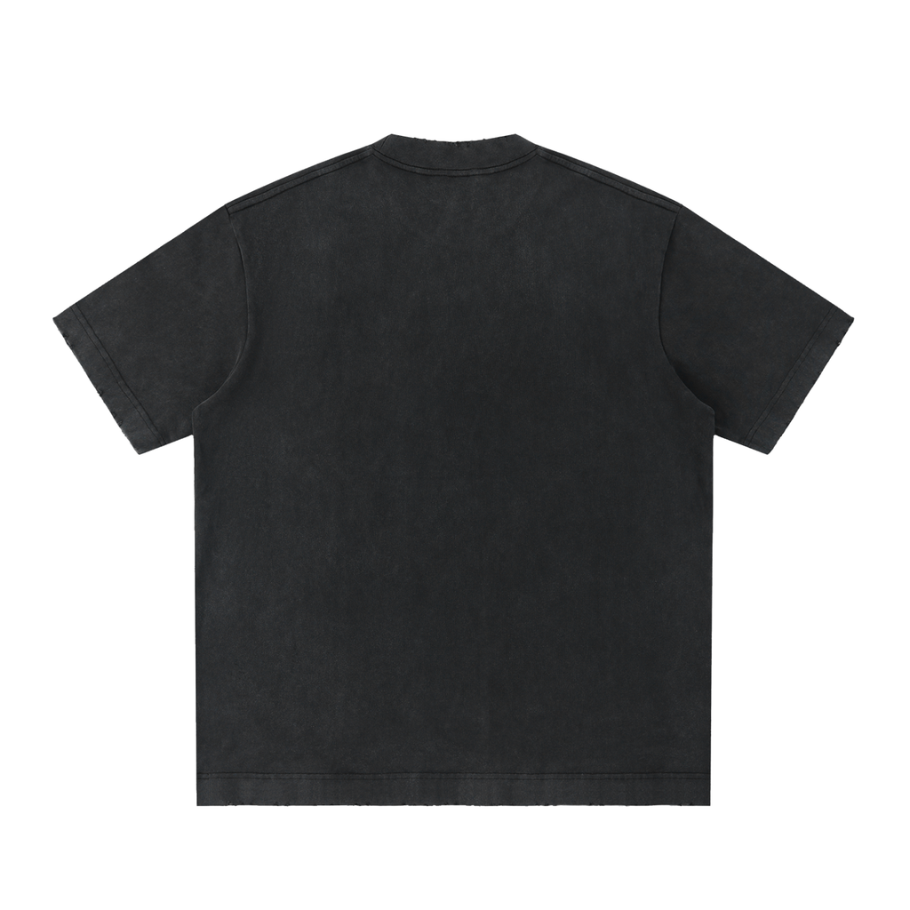 Vintage Frayed Heavyweight Tee — 430 GSM