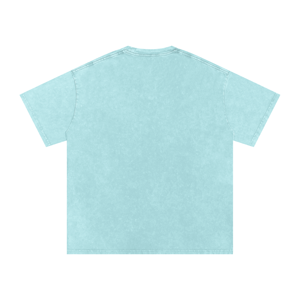 Snow-Washed Oversized Tee — 250 GSM