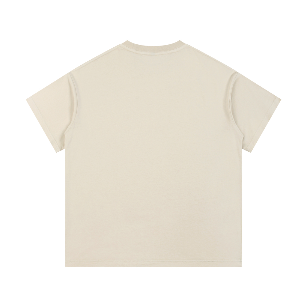 Vintage-Wash Cotton Tee — 230 GSM