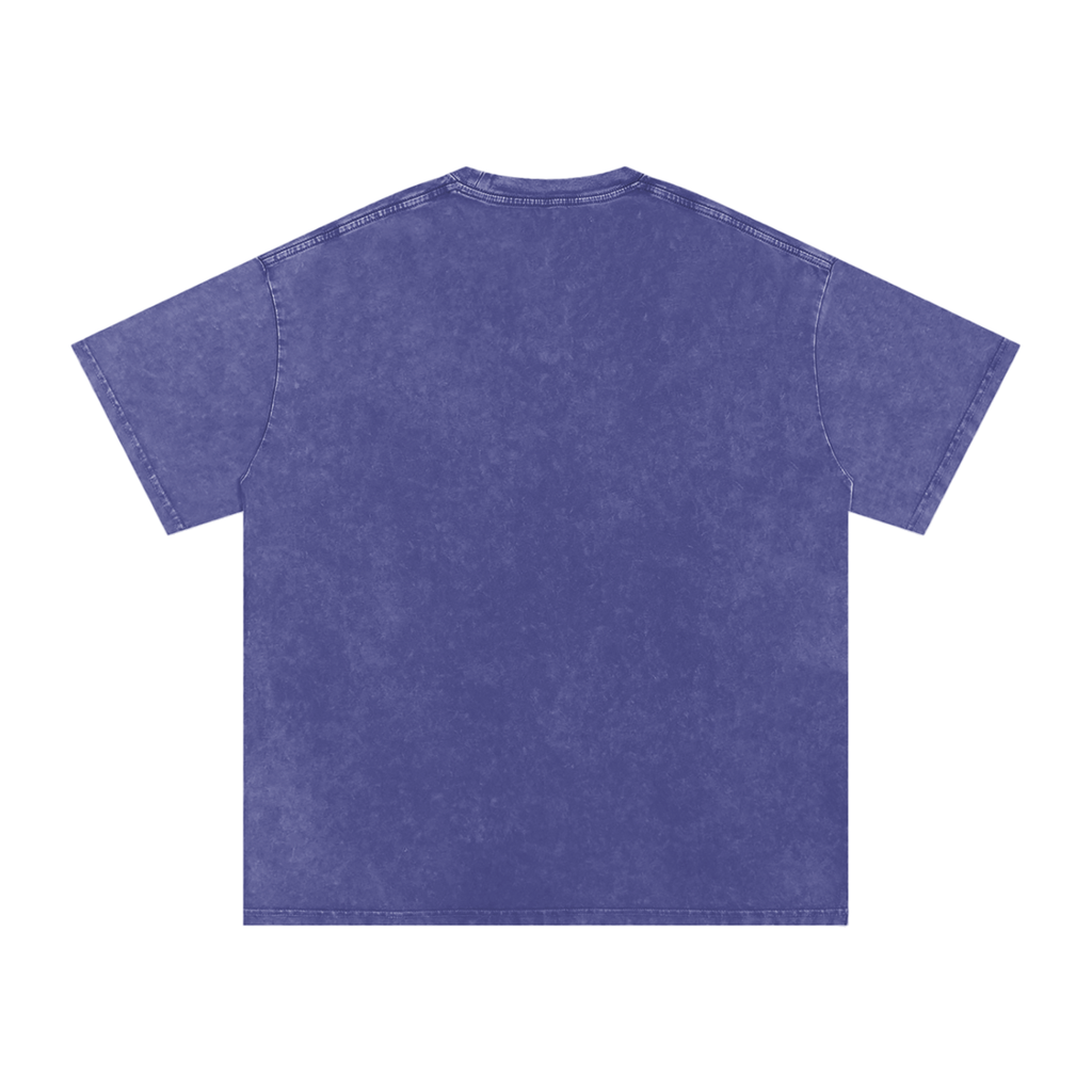 Snow-Washed Oversized Tee — 250 GSM