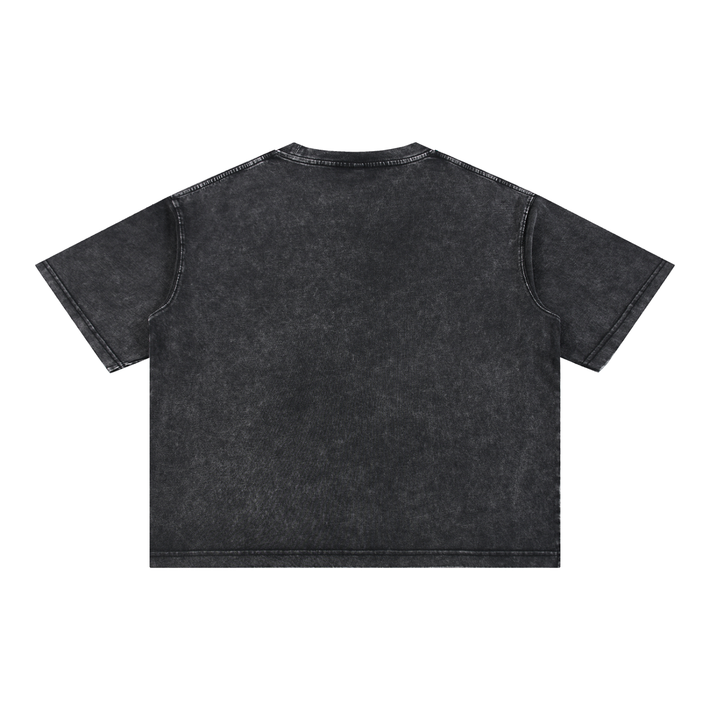 Mineral-Wash Boxy Tee — 275 GSM