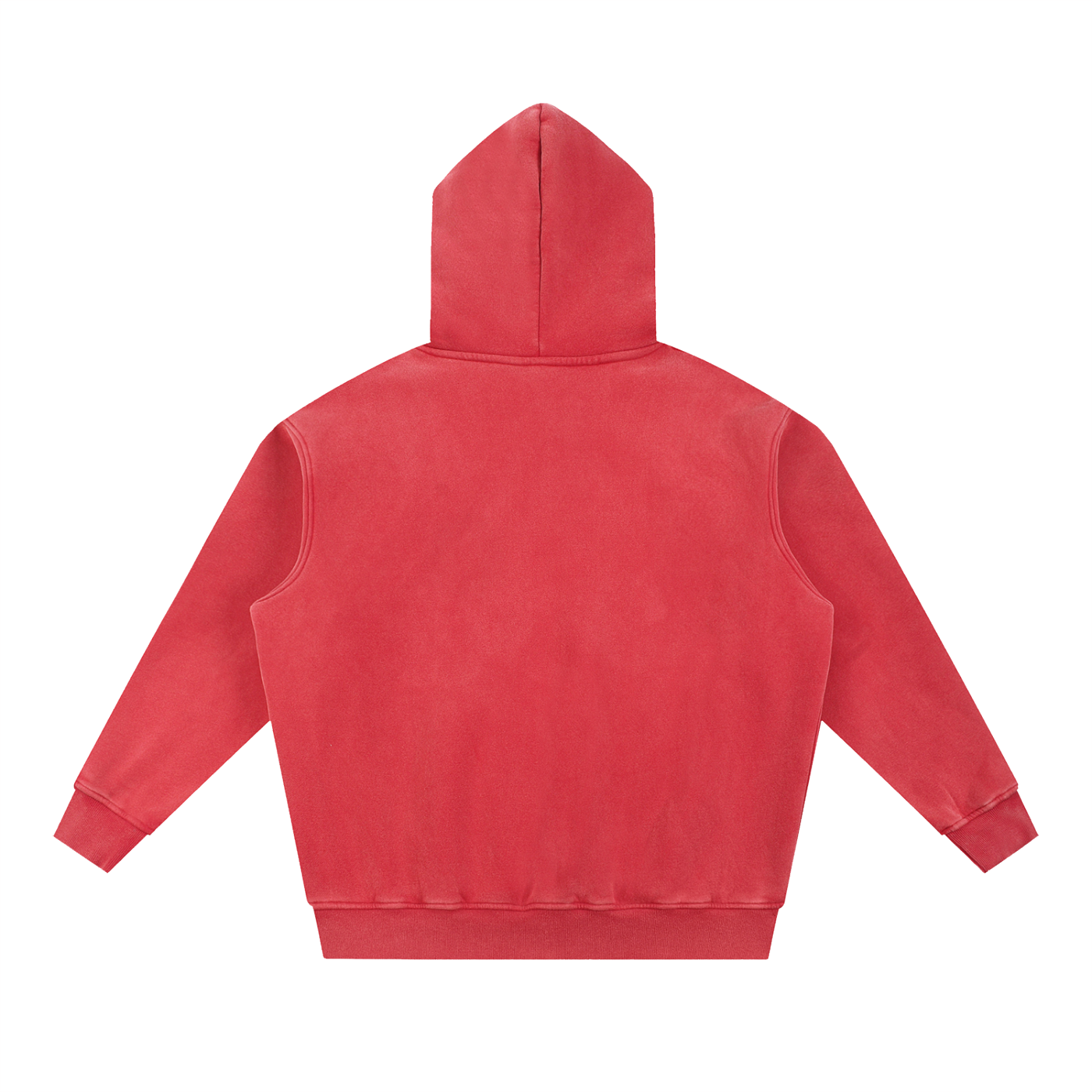 Snow-Wash Oversized Fleece Hoodie — 355 GSM