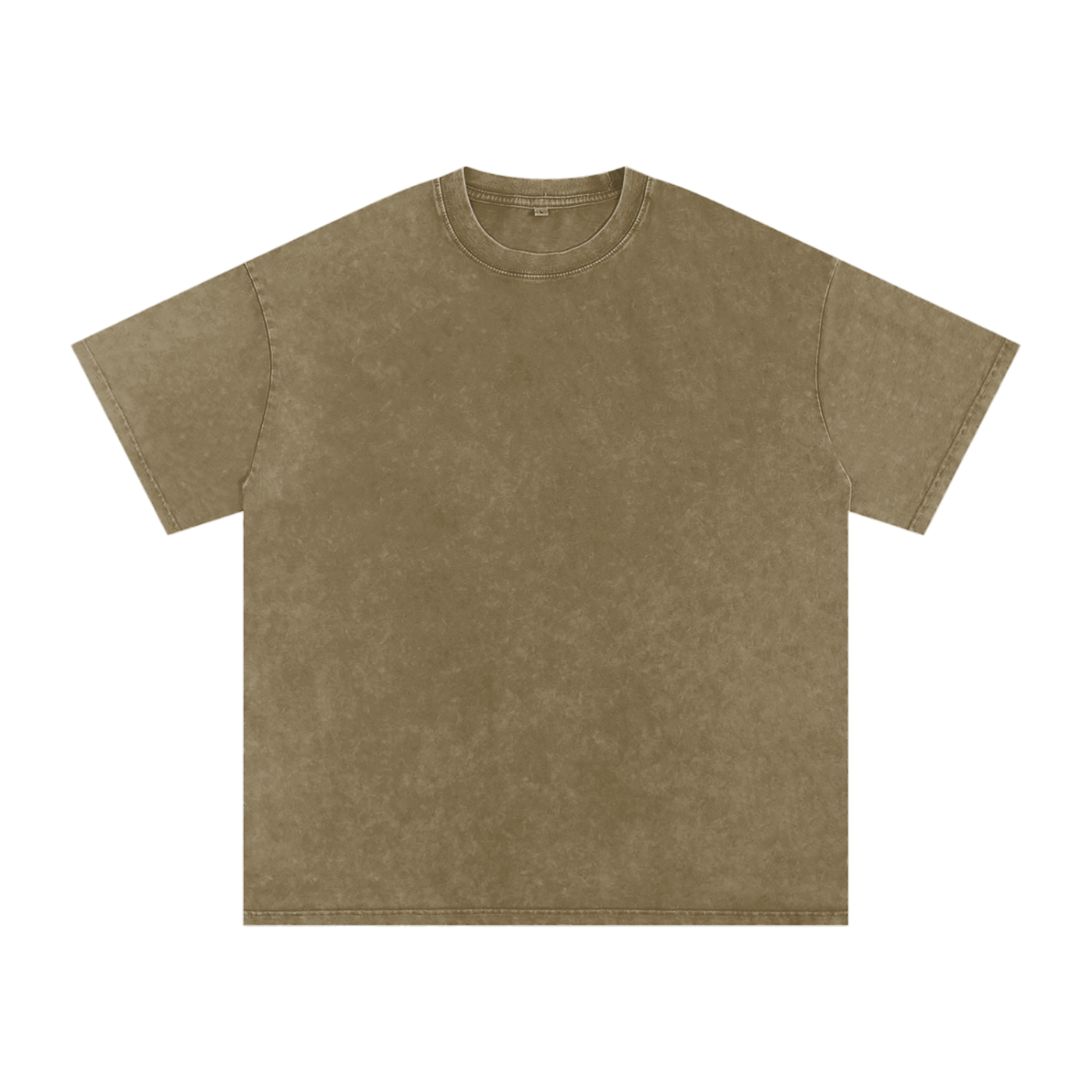 Snow-Washed Oversized Tee — 250 GSM