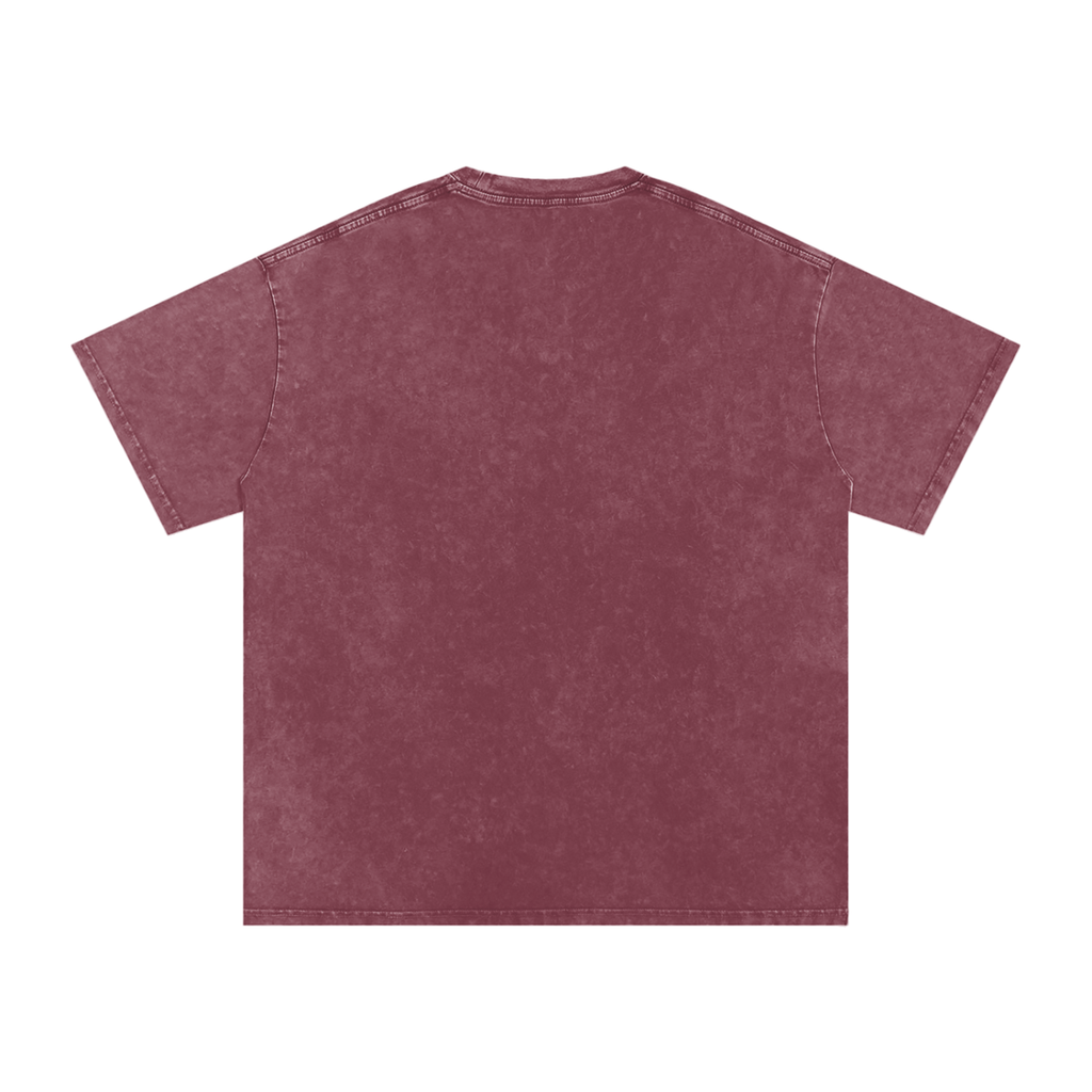 Snow-Washed Oversized Tee — 250 GSM