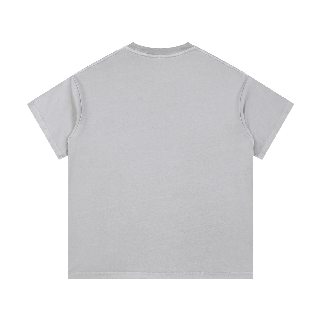 Vintage-Wash Cotton Tee — 230 GSM