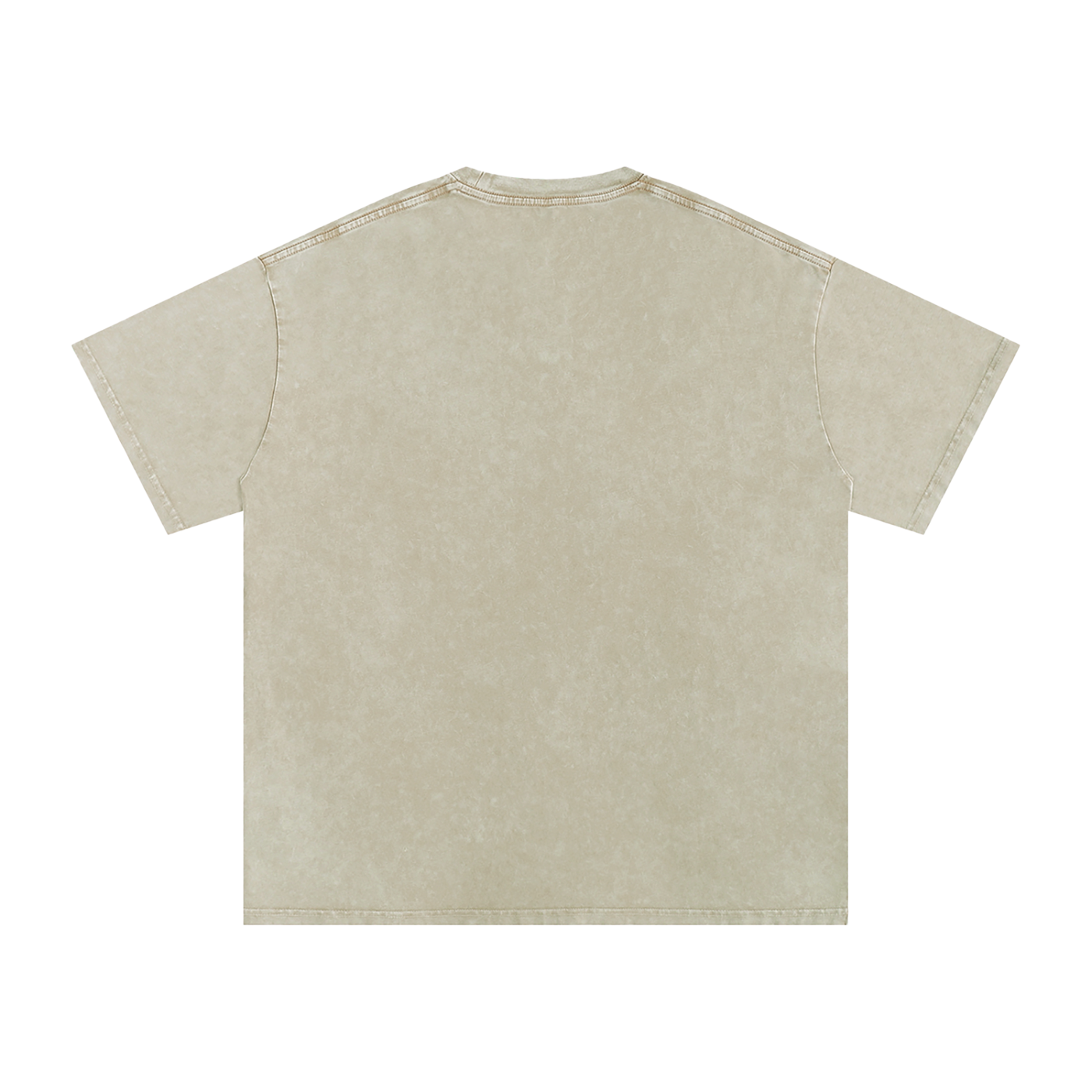Snow-Washed Oversized Tee — 250 GSM