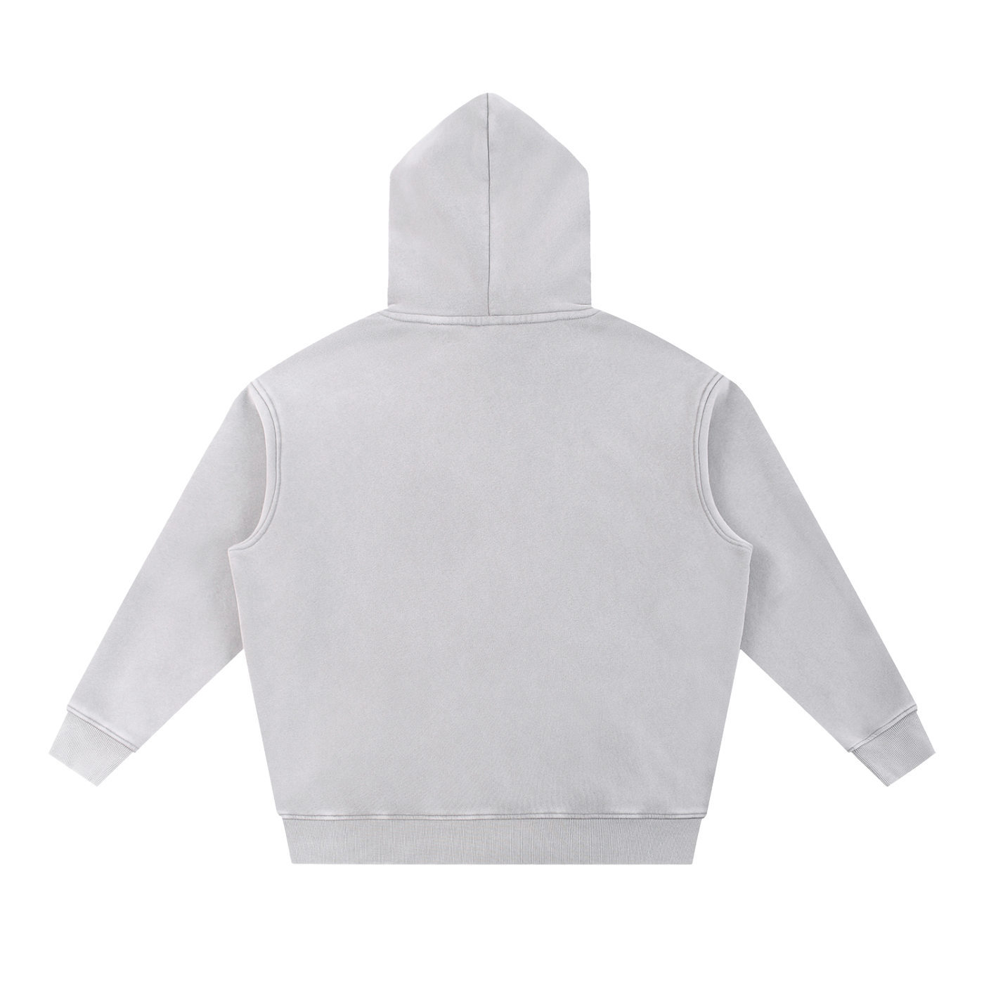 Snow-Wash Oversized Fleece Hoodie — 355 GSM