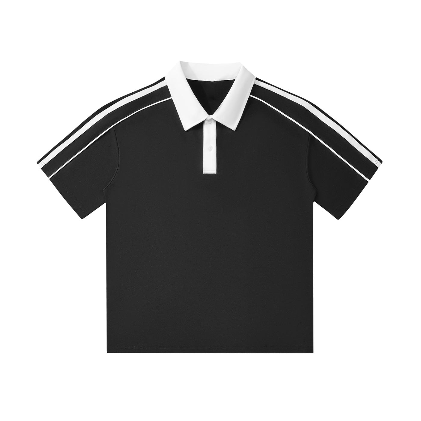Contrast-Collar Polo — 240 GSM