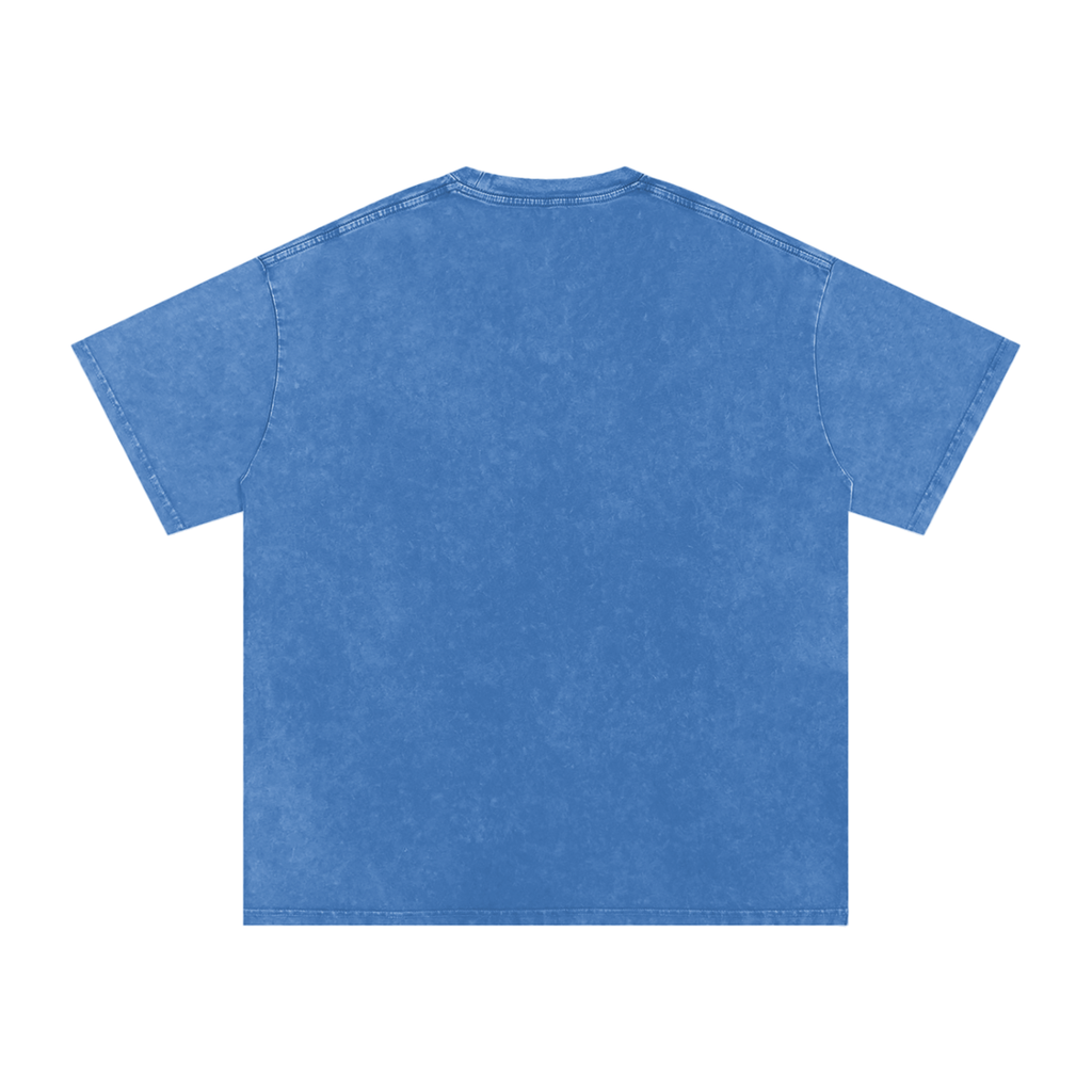 Snow-Washed Oversized Tee — 250 GSM