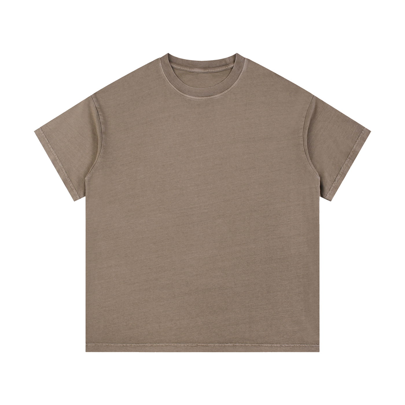 Vintage-Wash Cotton Tee — 230 GSM