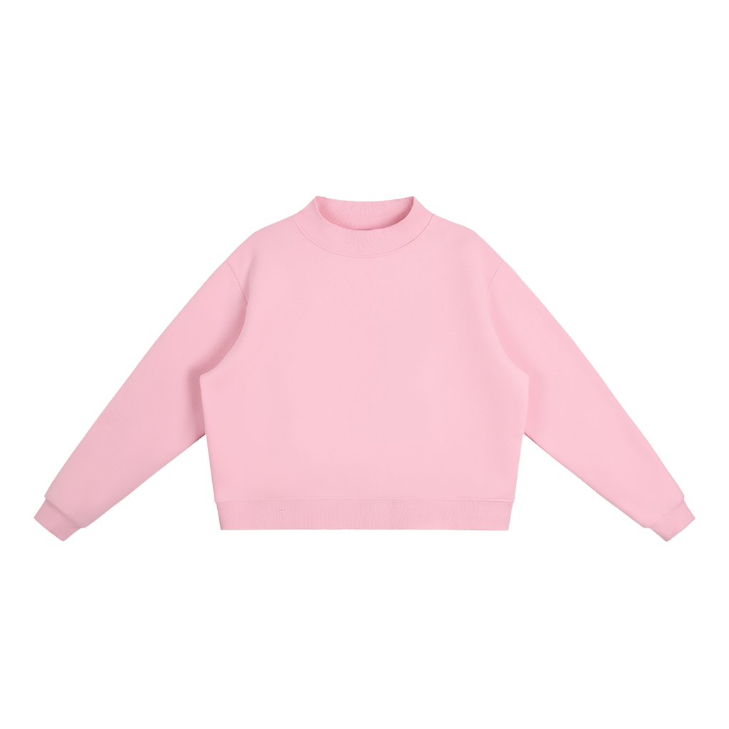Women's Fleece Mock-Neck Sweatshirt — 350 GSM