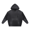 Vintage Frayed Fleece Hoodie — 360 GSM