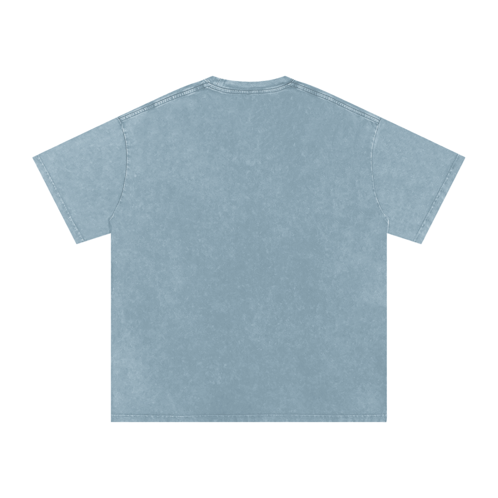 Snow-Washed Oversized Tee — 250 GSM