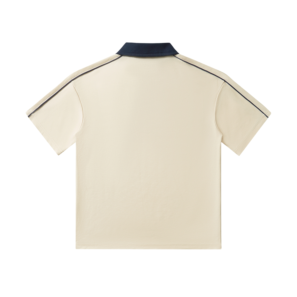 Contrast-Collar Polo — 240 GSM