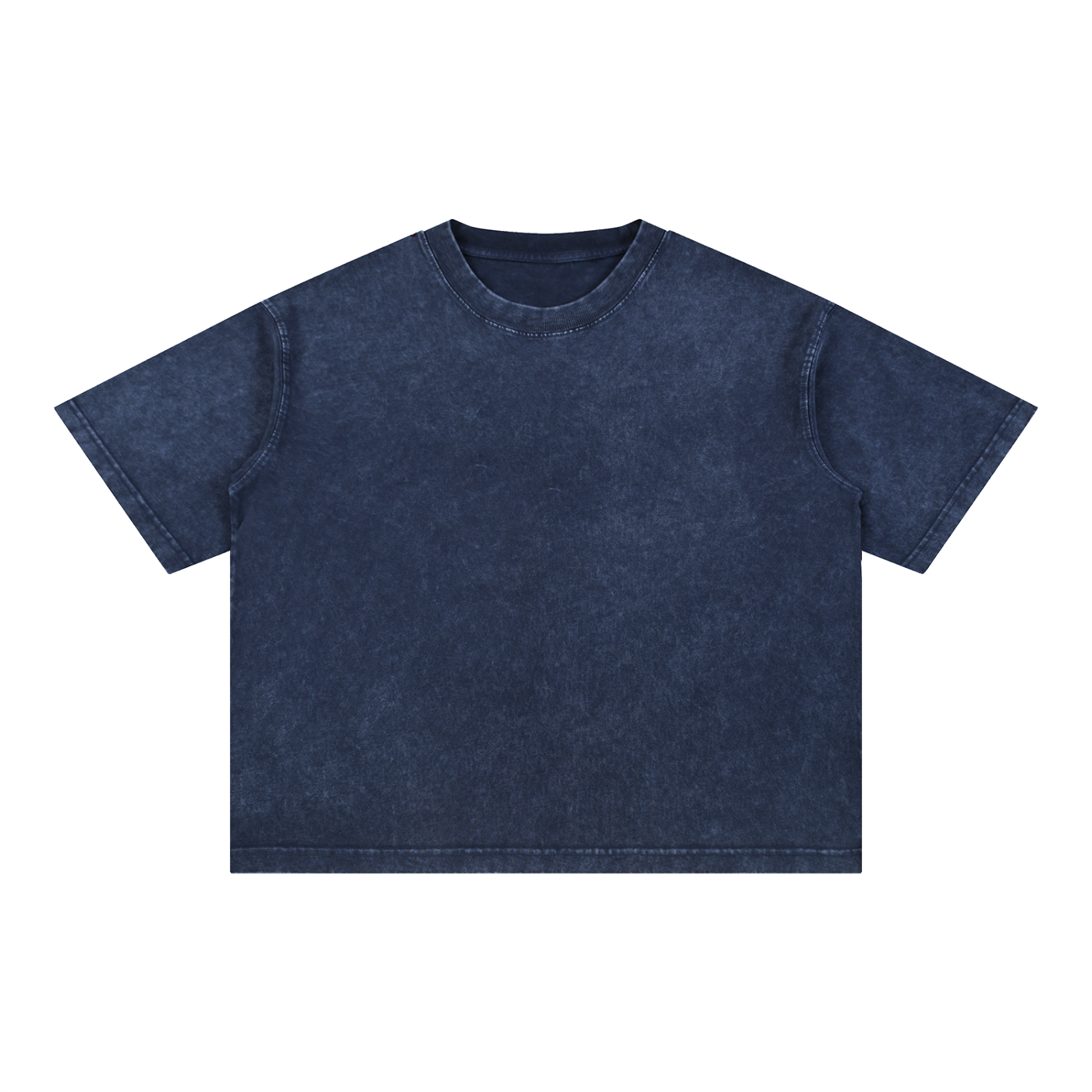 Mineral-Wash Boxy Tee — 275 GSM