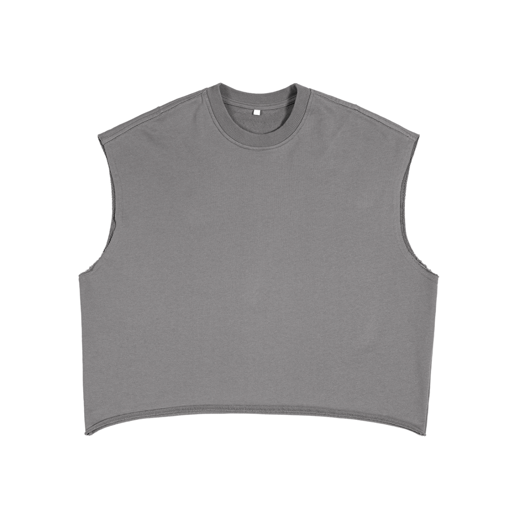 French Terry Boxy Tank — 340 GSM