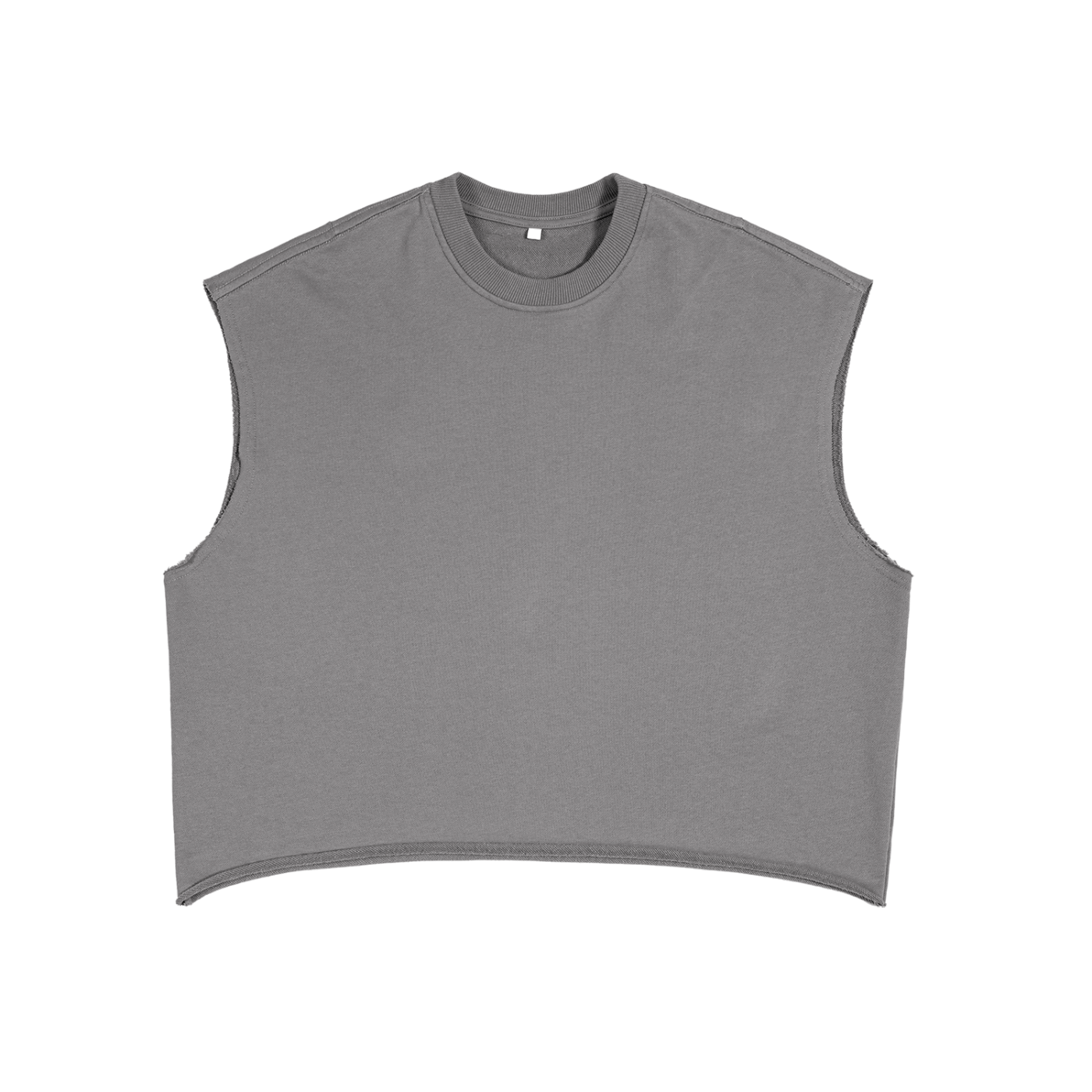 French Terry Boxy Tank — 340 GSM