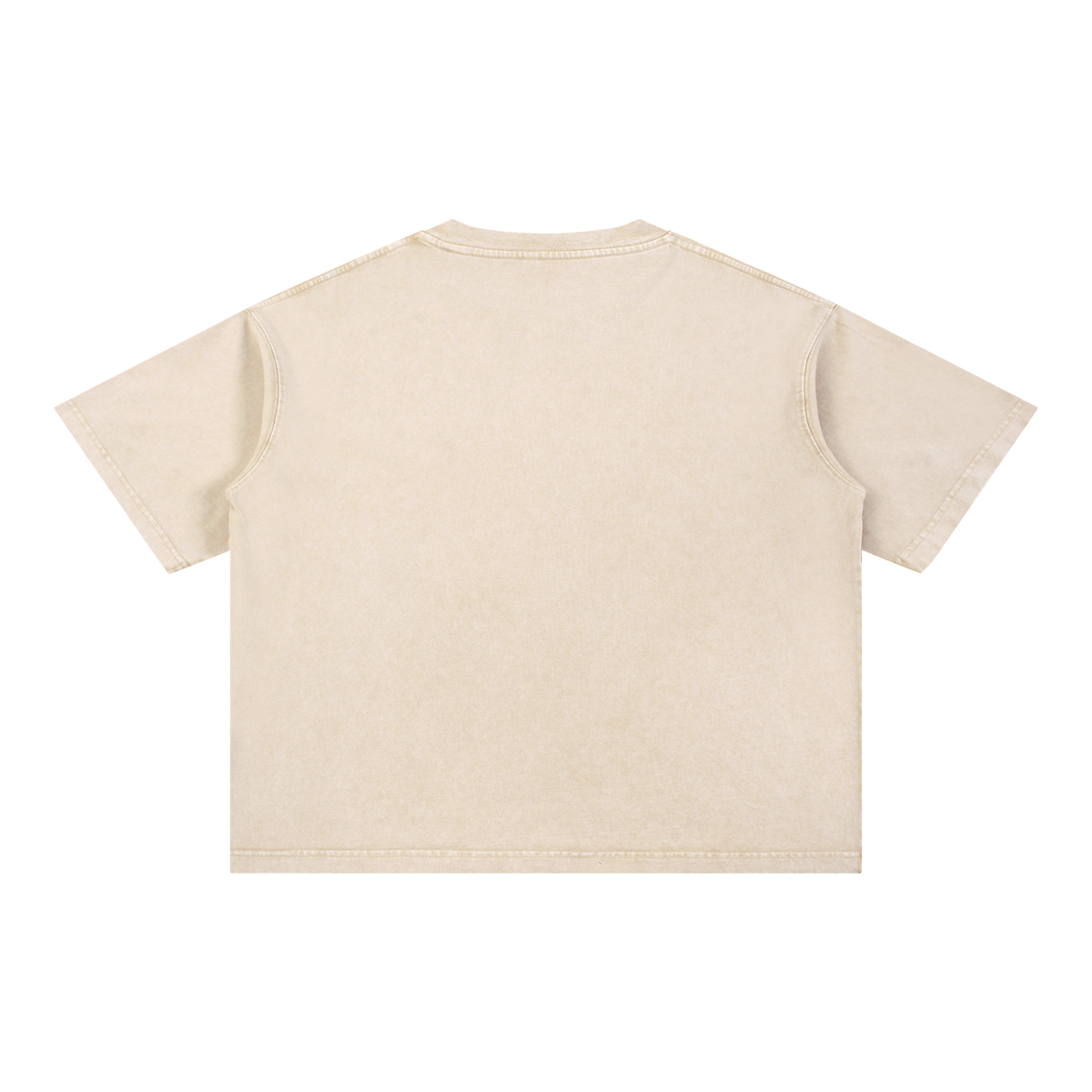 Mineral-Wash Boxy Tee — 275 GSM