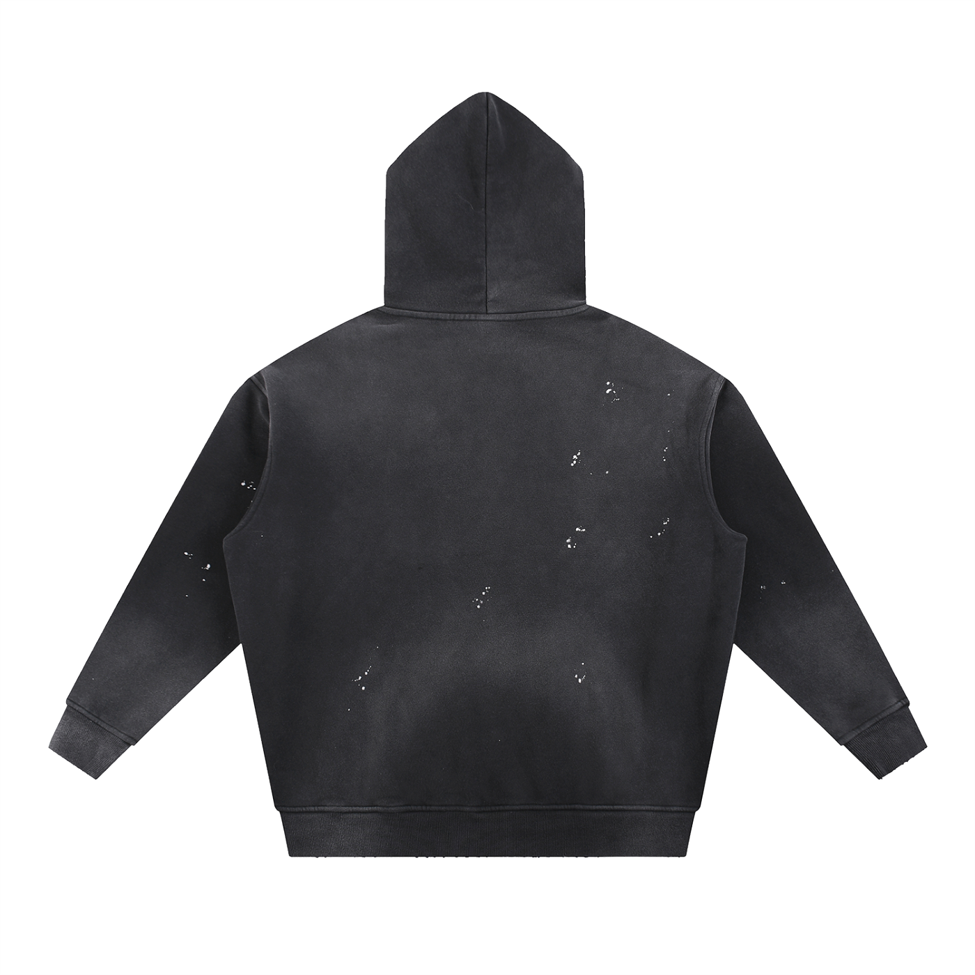 Vintage Frayed Fleece Hoodie — 360 GSM
