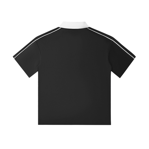 Contrast-Collar Polo — 240 GSM