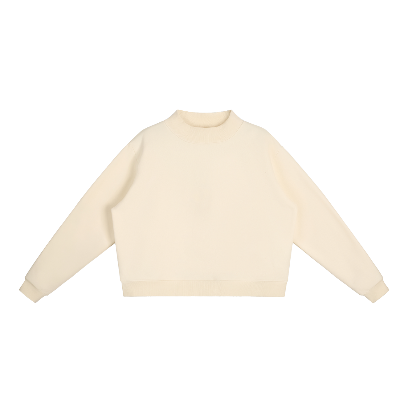 Women's Fleece Mock-Neck Sweatshirt — 350 GSM