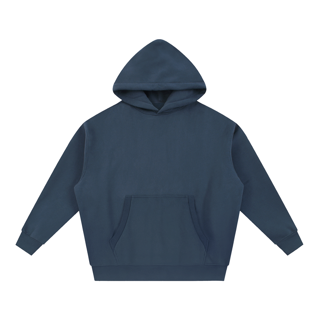Essential Boxy Fleece Hoodie — 345 GSM
