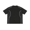 Contrast-Piped Panel Tee — 240 GSM by THR3ADS