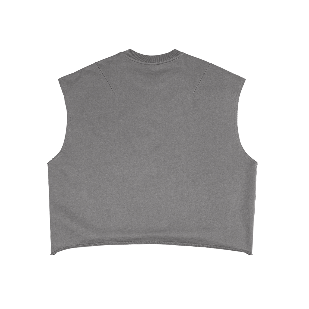 French Terry Boxy Tank — 340 GSM