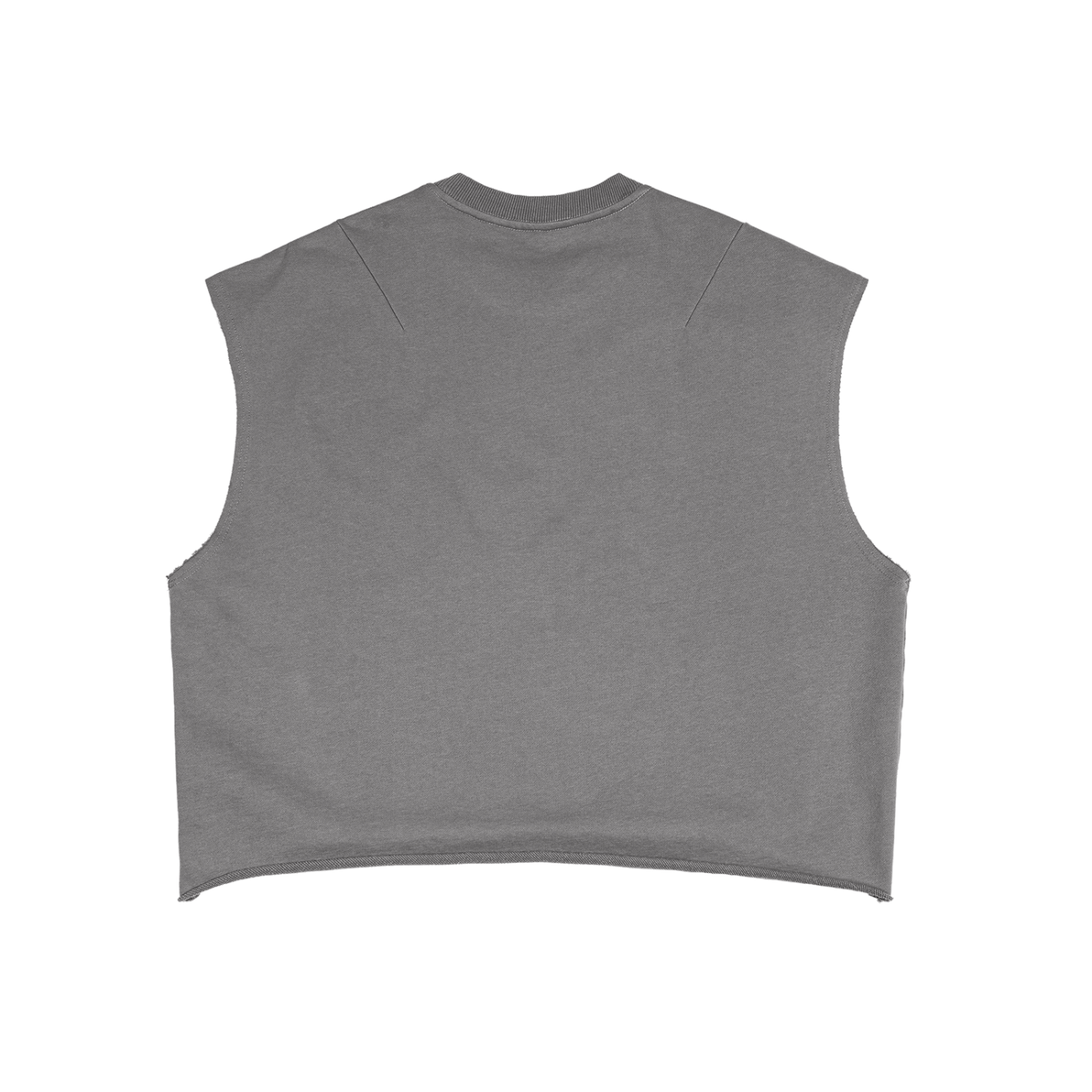 French Terry Boxy Tank — 340 GSM