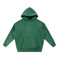 Snow-Wash Oversized Fleece Hoodie — 355 GSM