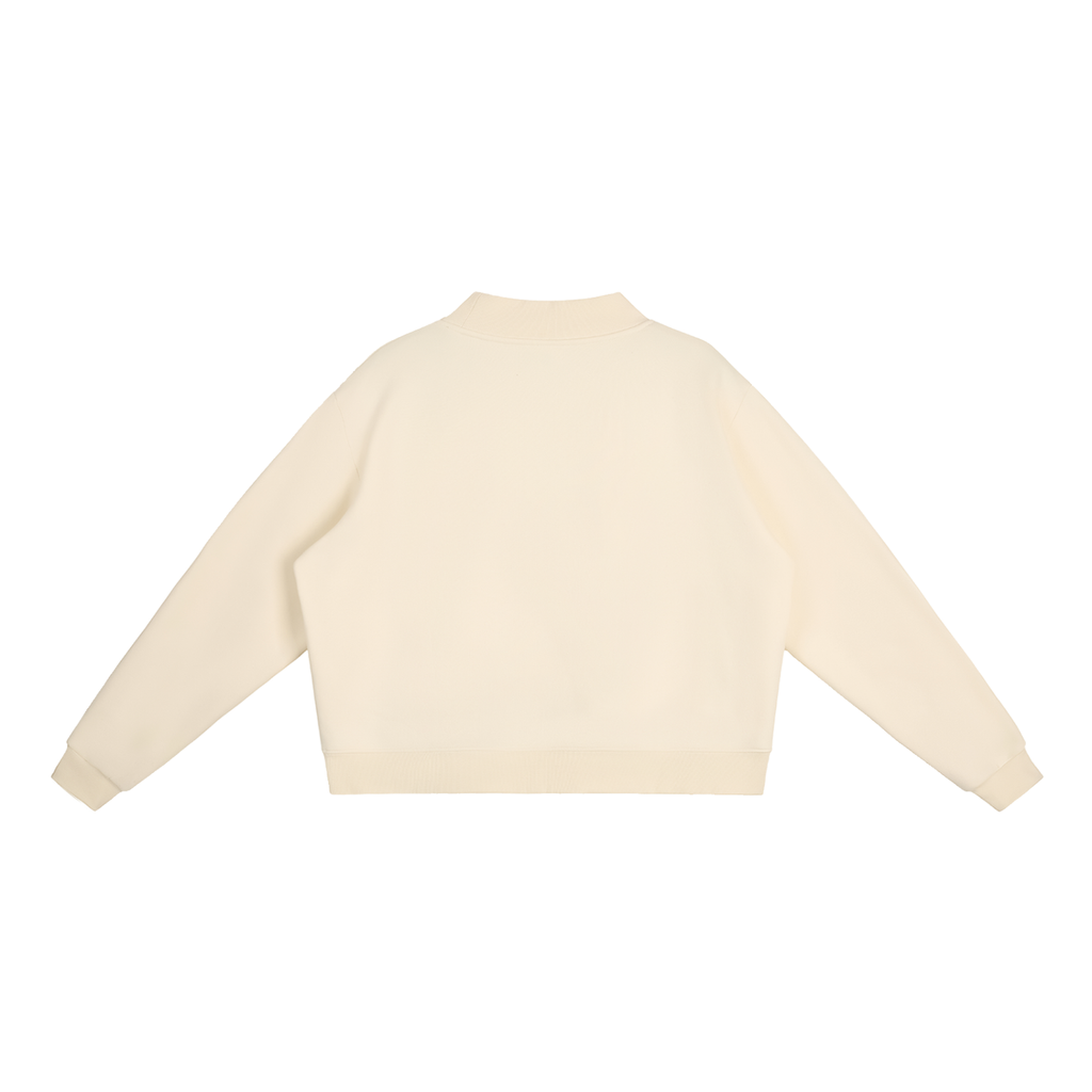 Women's Fleece Mock-Neck Sweatshirt — 350 GSM