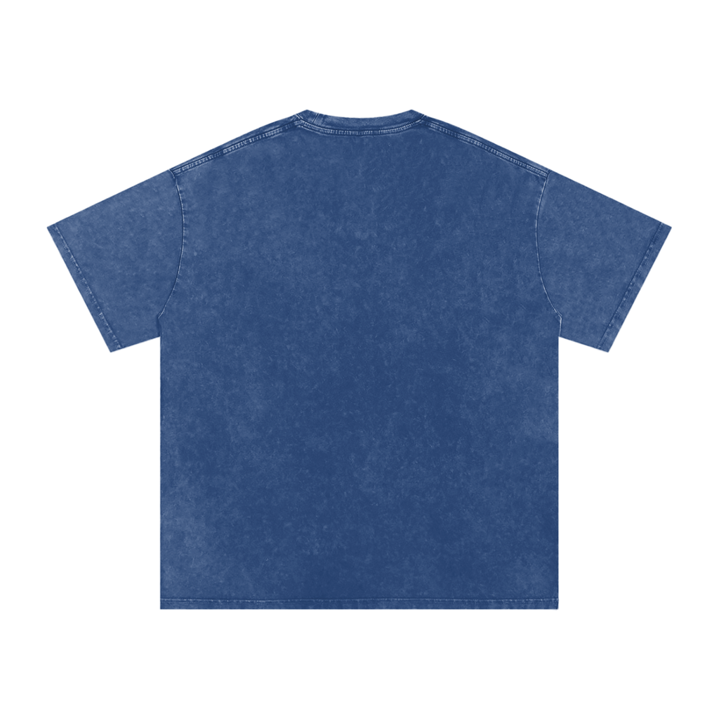 Snow-Washed Oversized Tee — 250 GSM