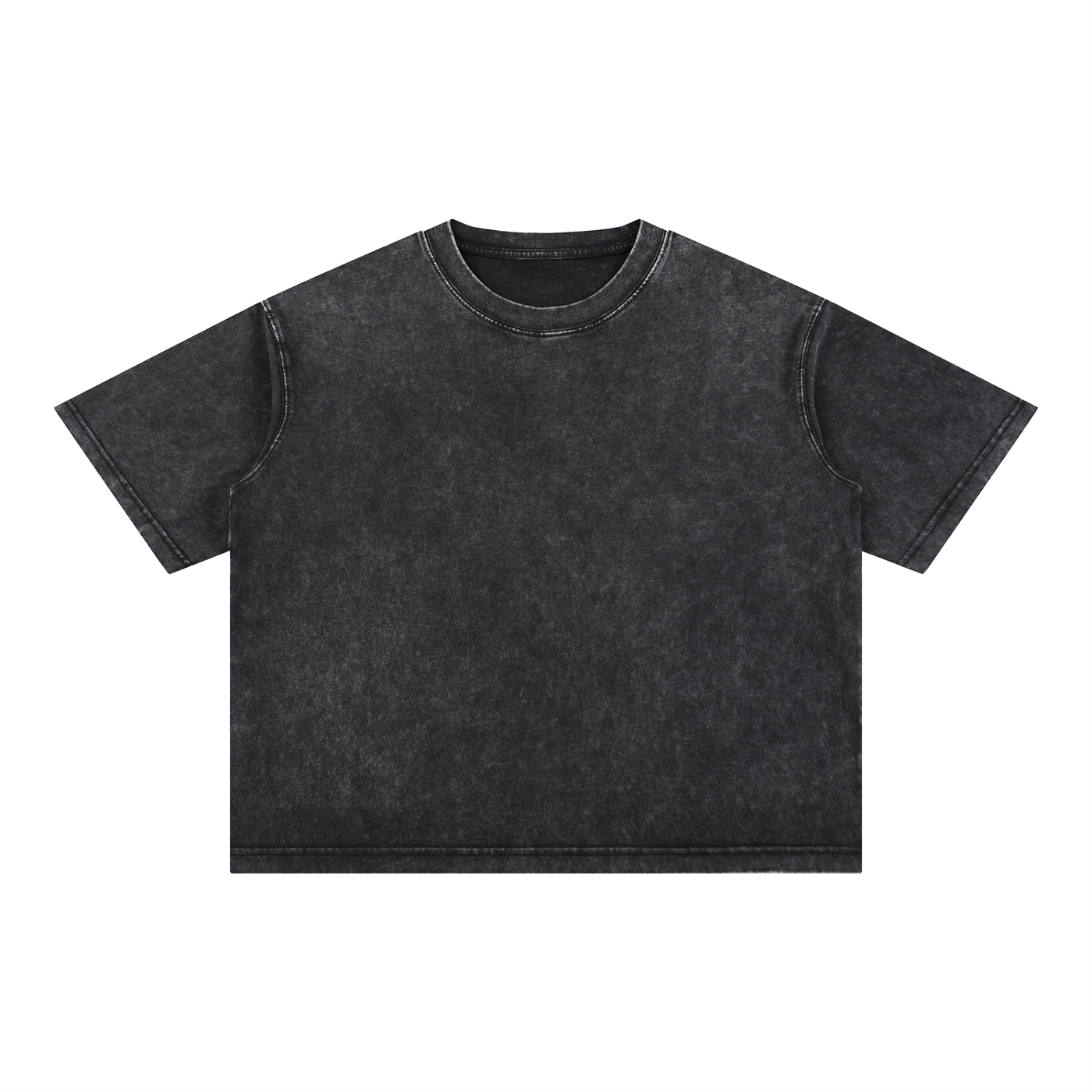Mineral-Wash Boxy Tee — 275 GSM