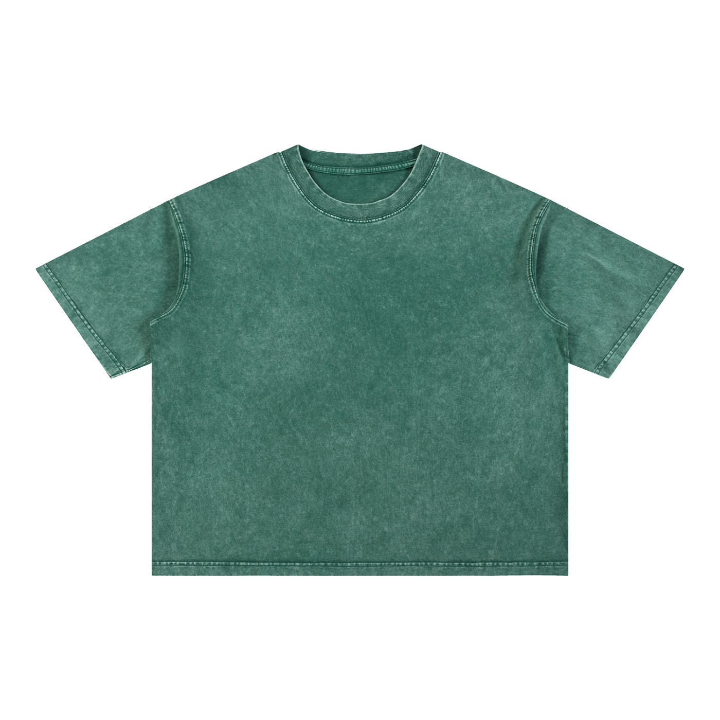 Mineral-Wash Boxy Tee — 275 GSM