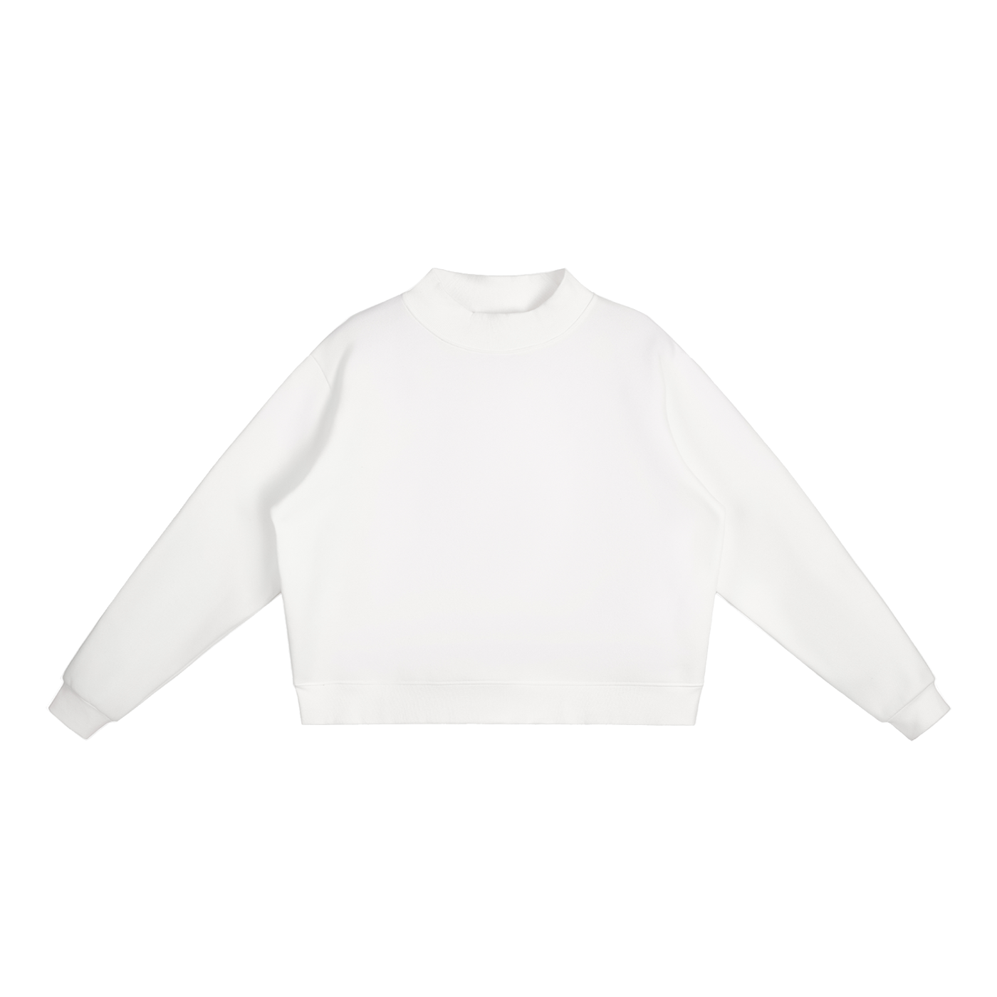 Women's Fleece Mock-Neck Sweatshirt — 350 GSM