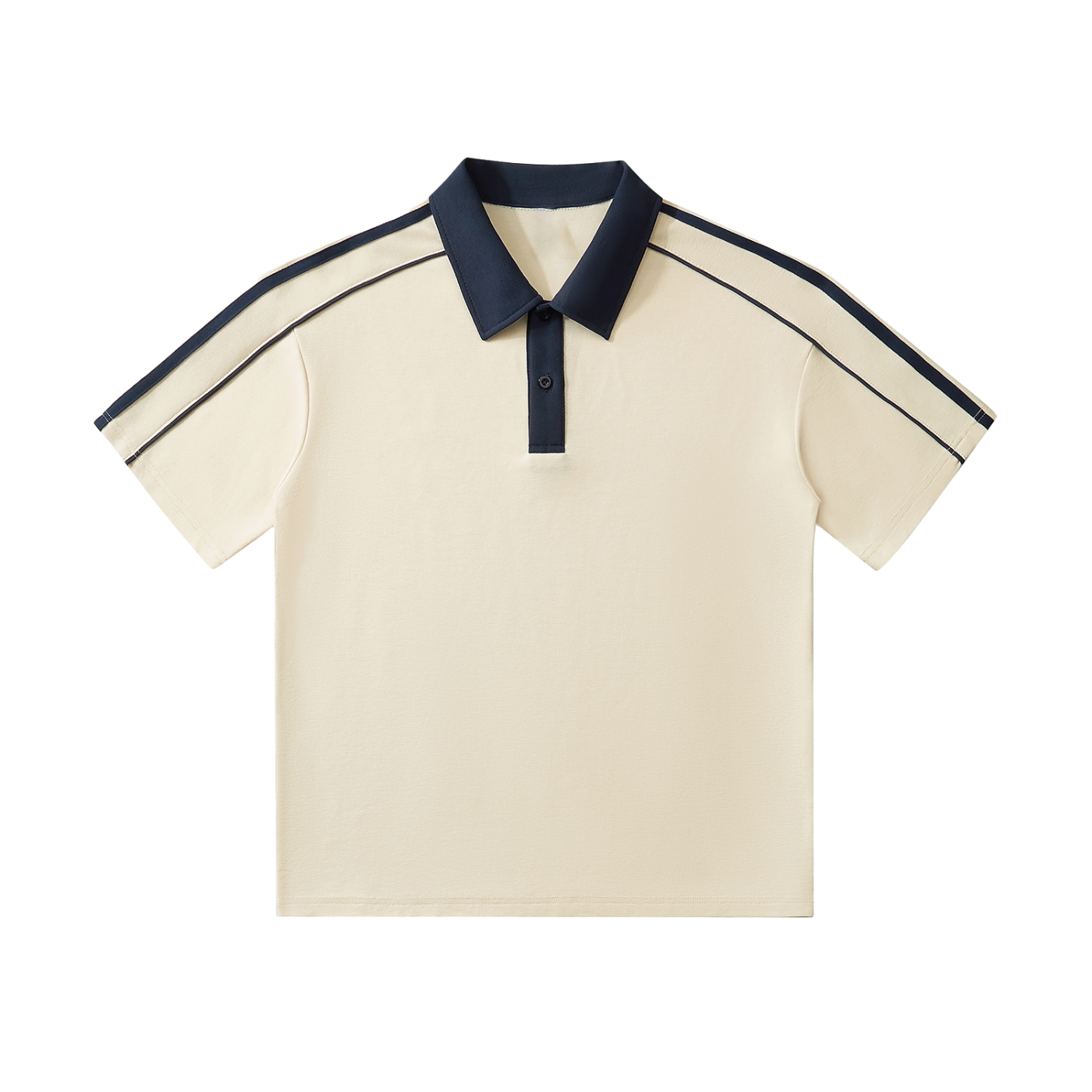 Contrast-Collar Polo — 240 GSM