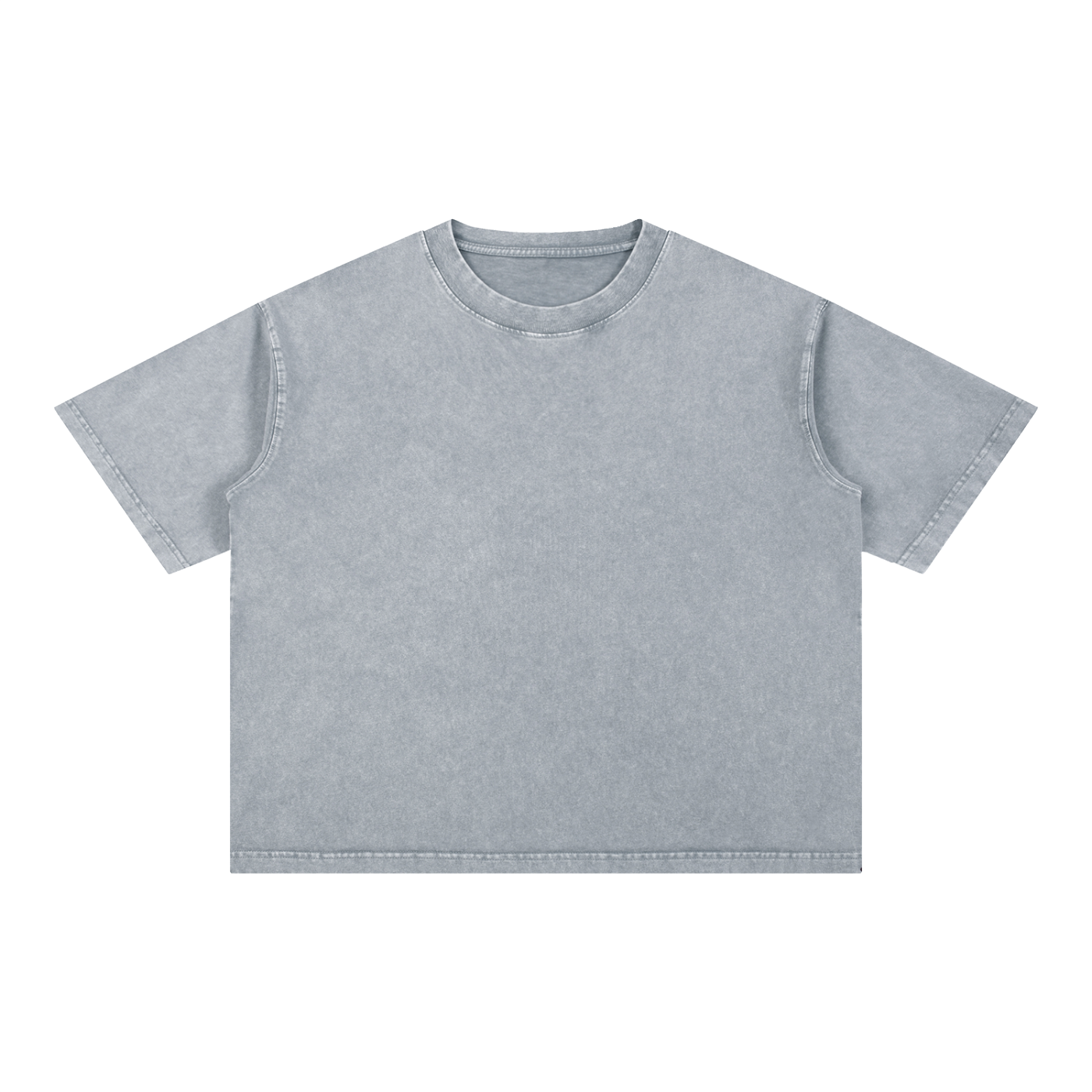 Mineral-Wash Boxy Tee — 275 GSM